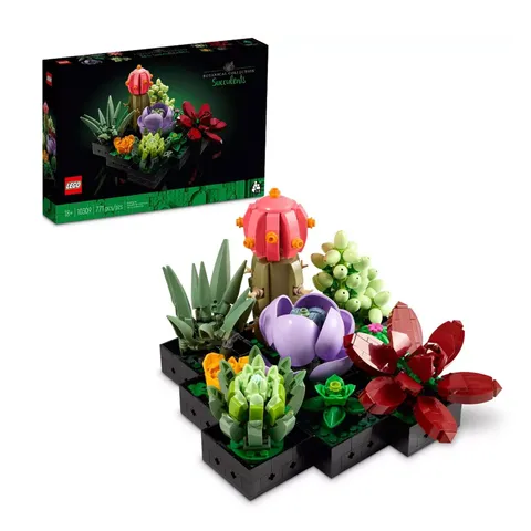 LEGO Icons Botanical Collection Succulents Building Kit (771 Pieces, Ages 18+)