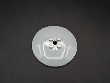 LEGO - 1x - Dish - Shell - 6x6 Inverted Radar - Light Grey - Light Grey - 44375b