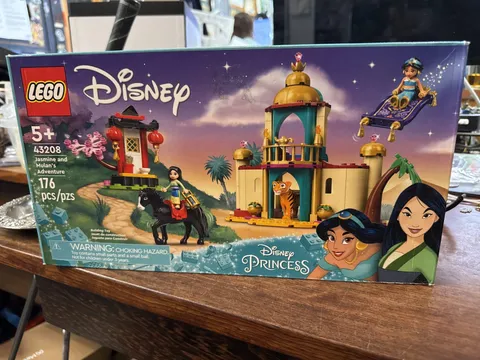 LEGO Disney Princess Jasmine and Mulan’s Adventure 43208 New & Factory Sealed