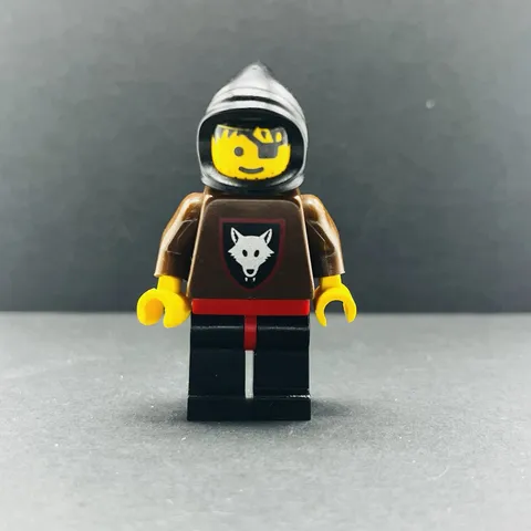 Lego Minifigure Wolfpack - Eye Patch, Brown Arms and Black Legs cas251 Castle