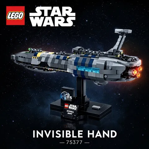 Lego Star Wars (75377) Invisible Hand Starship Set - New Factory Sealed Retired