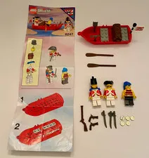 LEGO 6247 Pirates Imperial Guards Bounty Boat Complete w/ Instructions - No Box