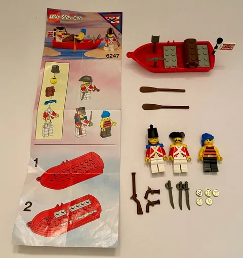 LEGO 6247 Pirates Imperial Guards Bounty Boat Complete w/ Instructions - No Box