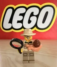 Lego Snail Professor Minifigure With Accessories