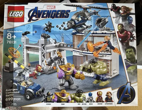 LEGO Marvel Avengers Compound Battle 76131 Retired BNIB Box DMG !