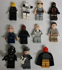 LEGO Star Wars Minifigure Lot of 11 w/ Stormtrooper, Rey & Others