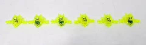 LEGO Ninjago Skreemer Parts Lot of 6 Minifigure Headgear Open & Lopsided Mouth