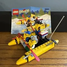 LEGO Town: River Runners (6665) Completely Built w/Manual Rare Set Fast Shipping