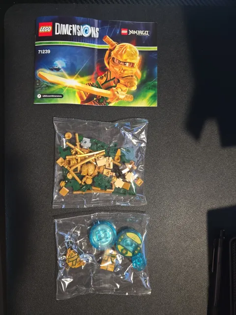 Lego Dimensions 71239 Ninjago Gold Lloyd Fun Pack BRAND NEW SEALED BAGS NO BOX
