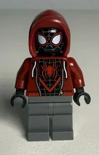 Spider-Man (Miles Morales) - Dark Red Hood sh0943 LEGO Minifigure