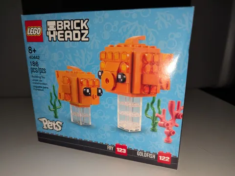 LEGO 40442 BrickHeadz Pets | Goldfish & Fry | New Sealed | Retired