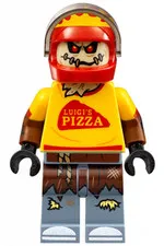 LEGO [No Color/Any Color] Scarecrow - Pizza Delivery Outfit sh0332 Used Genuine