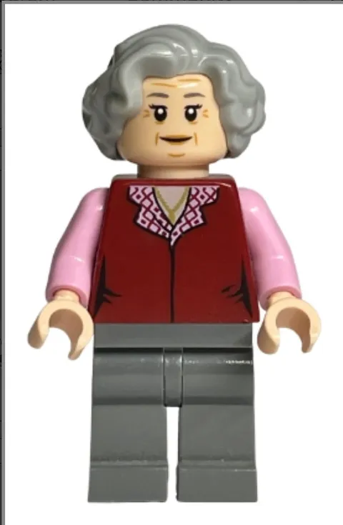 LEGO Harry Potter Trolley Witch Minifigure Dark Bluish Gray Legs HP158