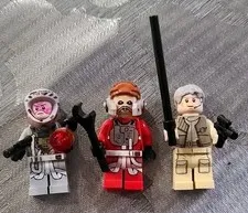 LEGO 75050 B-Wing MINIFIGURES 3 SET LOT