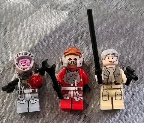 LEGO 75050 B-Wing MINIFIGURES 3 SET LOT