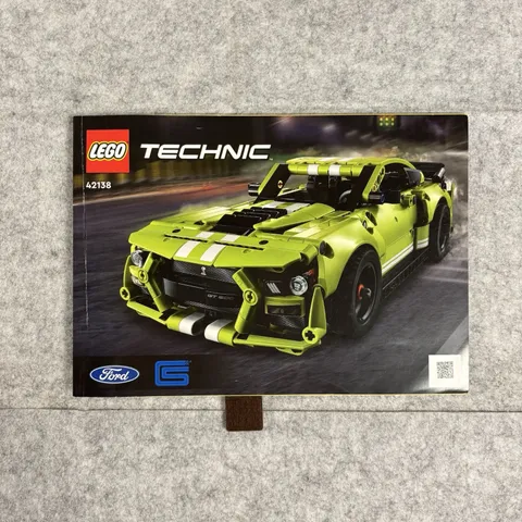 Lego Instruction Booklet Manual ONLY - Technic Ford Mustang Shelby Cobra - 42138