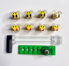 LEGO Minecraft Bee Farm 21165 — Complete Flying Bee Swarm Mechanism Lot