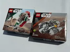 New! Genuine LEGO "Star Wars Bundle" Includes 2 Microfighter Sets 75344, 75363