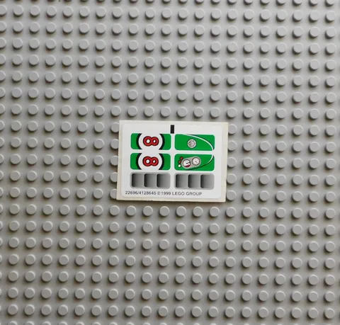 LEGO® 8236stk01 Set 8236 Bike Burner Sticker Decal NEW NEW Complete