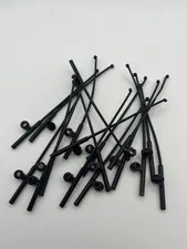 LEGO Minifigure Accessories LOT fishing rod city town fishing Inv. 372