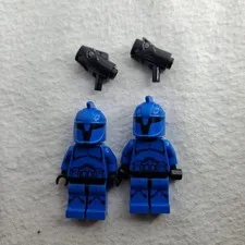 2x LEGO Star Wars Clone Wars Senate Commando - Printed Legs Minifigure sw0614