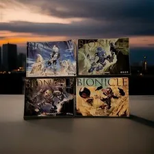 original LEGO Bionicle instruction manuals from the 2001 Toa Mata collection