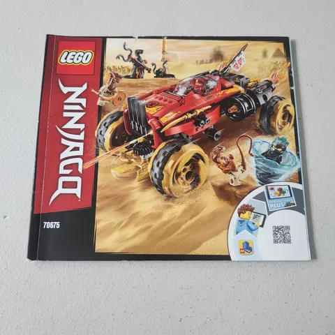 LEGO NINJAGO 70675 Katana 4x4 Instruction Manual Only