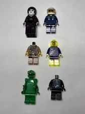 LEGO Minifigure Lot 6 Pack Spider Lady Alien Frenzy Ninja Pirate Police More