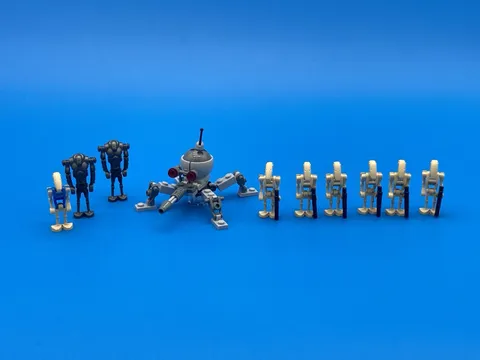LEGO Star Wars: Battle Droid Minifigure Lot of 10 with Blasters