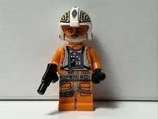 LEGO Star Wars Minifigure Rebel Pilot Zin Evalon sw0761