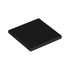 LEGO Briques Pièces 4x Noir 4x4 Carreau Plat Mince sans Clou 6469830 1751 Neuf