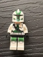 LEGO Minifigure sw0380 Star Wars Clone Trooper Commander Gree 9491