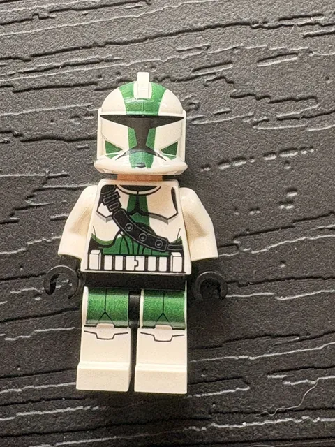 LEGO Minifigure sw0380 Star Wars Clone Trooper Commander Gree 9491