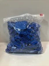 Legos Vintage Bricks Blue Miscellaneous Tiles, Pieces & Parts Lot 2.2 Lbs