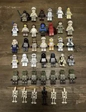 Lego Star Wars Lot Of 40 | Plus 3 Bonus Figures | Read Description