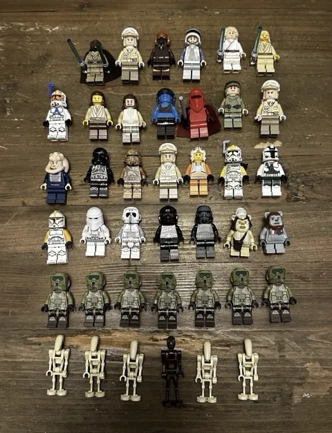 Lego Star Wars Lot Of 40 | Plus 3 Bonus Figures | Read Description