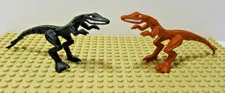 LEGO Lot of 2 MUTANT LIZARDS MINIFIGURE DINOSAUR RAPTOR DINO 7475