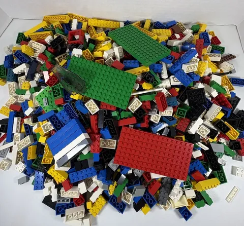 LEGO Parts Lot - Damaged, Broken, Filler 4+ Pounds - Washed