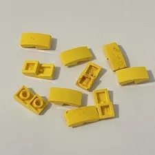 Lego 24201 11477 Yellow Replacement Add-on Pieces Parts Lot of 10