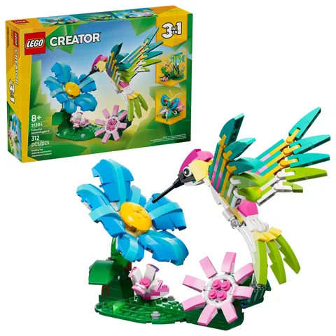 LEGO Creator Wild Animals: Colorful Hummingbird 3in1 Set (31384)