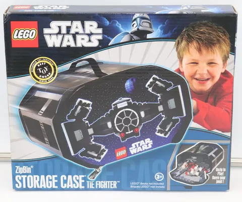 Lego Star Wars ZipBin Storage Carrying Case Play Mat Tie Fighter - NEW - 