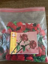 2 Sets Of Lego Roses 40460-4 Roses Total
