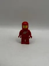 Vintage Lego Classic Space Red Spaceman Astronaut Minifigure W Tanks