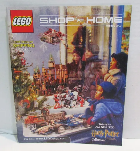 LEGO SHOP AT HOME HOLIDAY 2002 MAIL ORDER CATALOG STAR WARS HARRY POTTER & MORE!