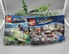 2 Pack Harry Pottery Lego Hermione's Study Desk Quidditch Practice Sets (T1)