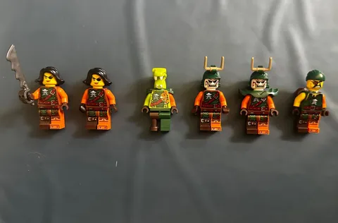 LEGO NINJAGO Skybound 6 Minifig Lot: doubloon x2, Clancee & Sky Pirates
