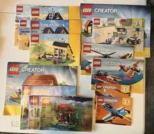 Lego Creator Manuals-31048, 31079, 31035, 31099, 5866, 5766