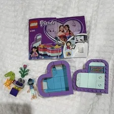 LEGO Friends Emma's Heart Box 41385 85pcs w/ Emma & Instructions