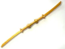 Lego NINJAGO Pearl Gold KATANA Double SWORD BLADE 10cm Ninja Minifig Weapon D827
