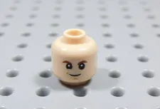 LEGO Male Boy Dual Sided Flesh Head Minifig Mouth Open BT